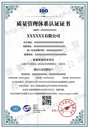 ISO9001質(zhì)量管理體系